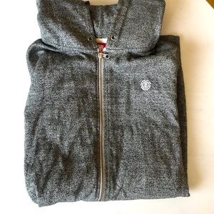 Men’s Element size medium zip up hoodie.